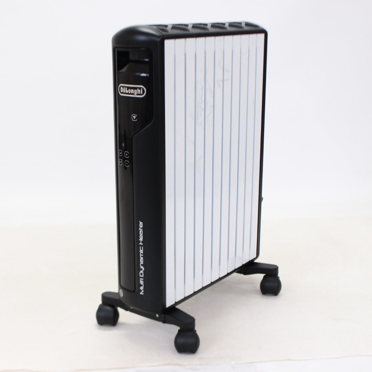 [中古(C)] [2020年発売モデル] デロンギ マルチダイナミックヒーター Wi-Fiモデル MDHAA15WIFI-BK 1500W  ピュアホワイト+マットブラック (暖房目安 10~13畳) mdhaa15wifi-bk　[可]