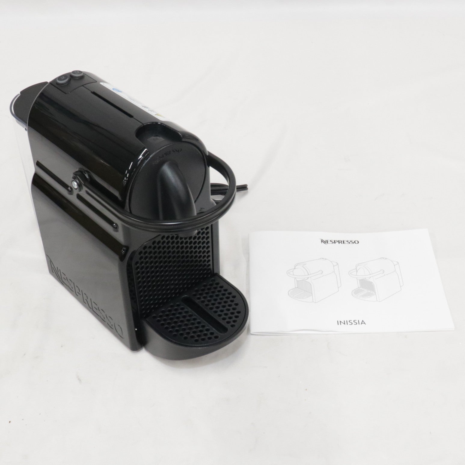 中古(B)] ネスプレッソ「イニッシア」 d40-bk-w ブラック [良い