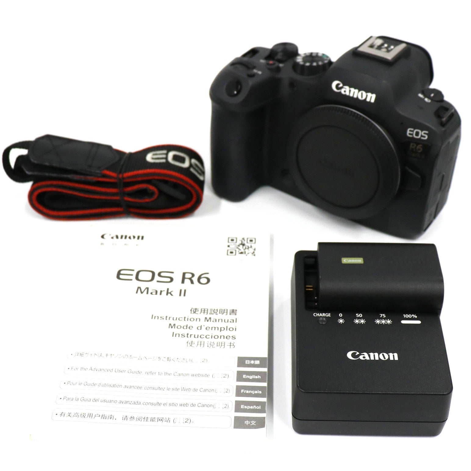 CANON EOS R6mark2 ボディ　美品 中古(A)] CANON EOS R6 Mark II ボディ ミラーレス一眼 eos-r6-mark2