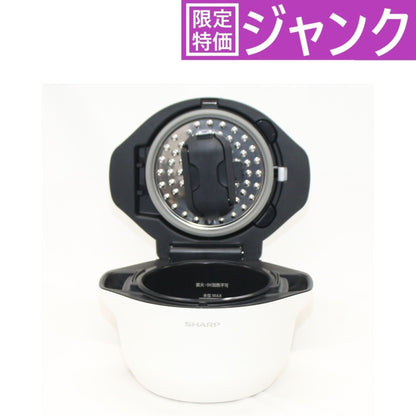 [ジャンク] シャープ ヘルシオ ホットクック KN-HW16G 2〜4人用 1.6L容量　kn-hw16g-w ホワイト[難あり(D)]