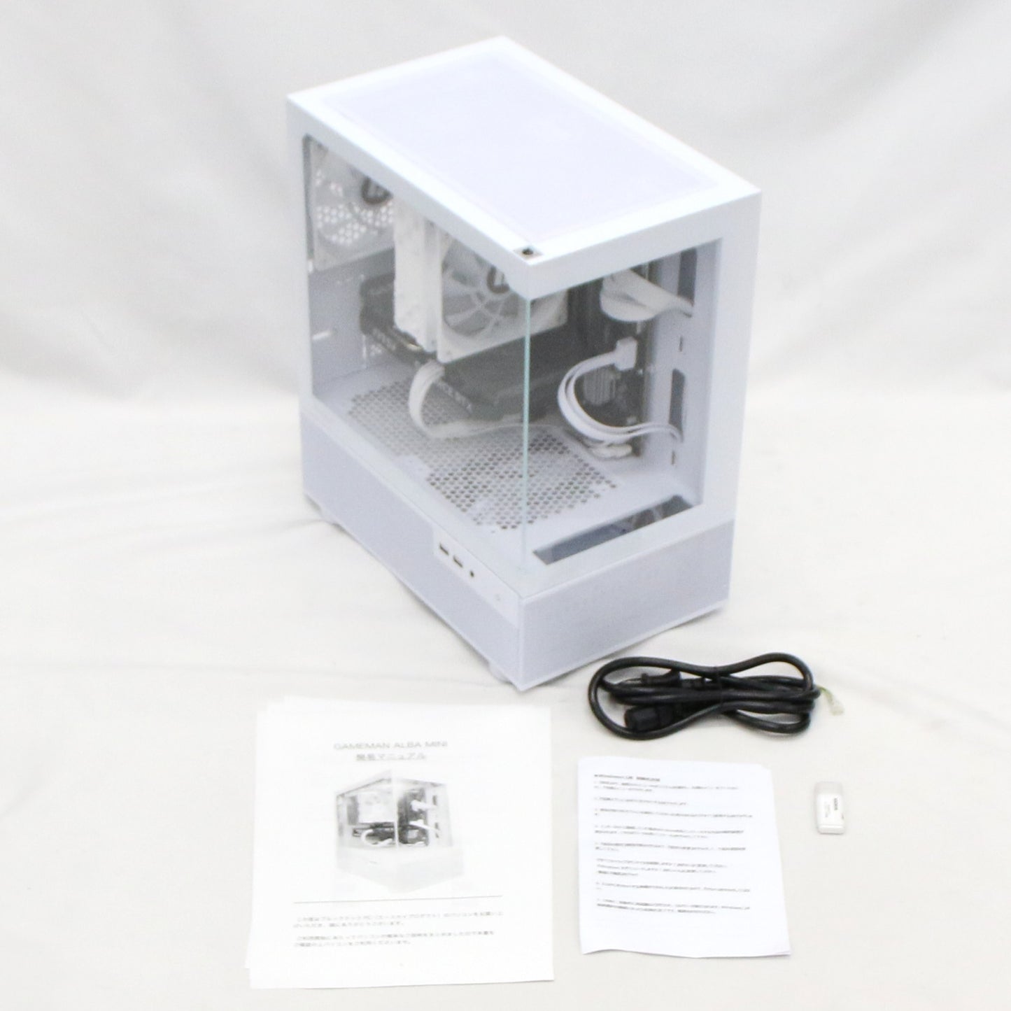 [中古(A)] ブルックテックPC GAMEMAN ALBA MINI (Core™ i5 14600KF /GeForce RTX4060Ti /32GB /SSD 1TB) ゲーミングデスクトップパソコン [非常に良い]