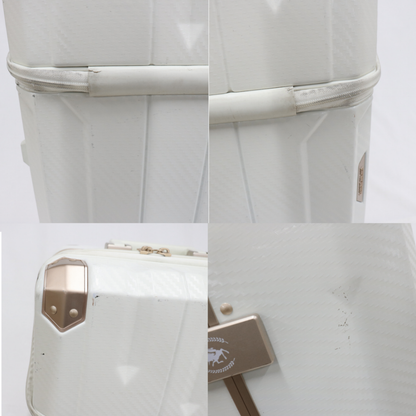[3-5泊向けサイズ]LEGEND WALKER 5901 APOLLON アポロン 62L ハードスーツケース　5901-60-wh  ホワイト 整備済みアウトレット品 [中古(C)]