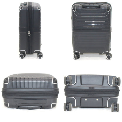 [中古(C)] [1-3泊向けサイズ]LEGEND WALKER 5304 VITA ヴィータ 35L(拡張時42L) スーツケース　5304-48-bla ブラック5304-48-bla　[可]