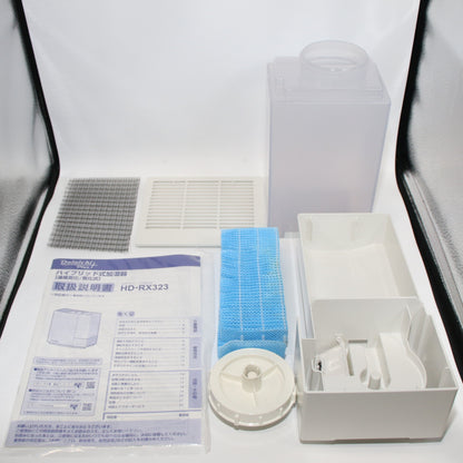 ダイニチ プラス(Dainichi Plus) HD-RX323 ハイブリッド式加湿器 hd-rx323-sw  サンドホワイト 整備済みアウトレット品 [良い(B)]