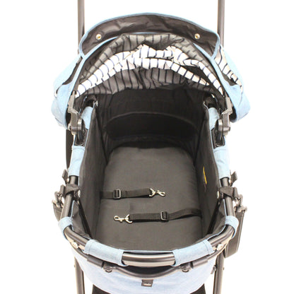 [中古(C)] コンビ ペット用カート ミリミリEG ロング デニムブルー　4972990175852  [可]