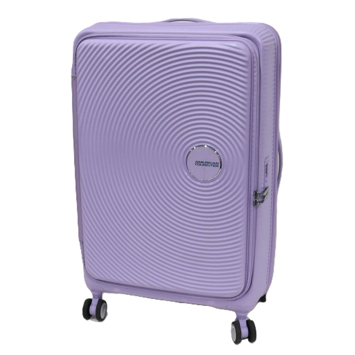 [8-10泊向けサイズ]AMERICAN TOURISTER CURIO スピナー75 エキスパンダブル 98L/拡張時114L ハードスーツケース　americantourister-curio75-lvn  ラベンダー 整備済みアウトレット品 [中古(C)]