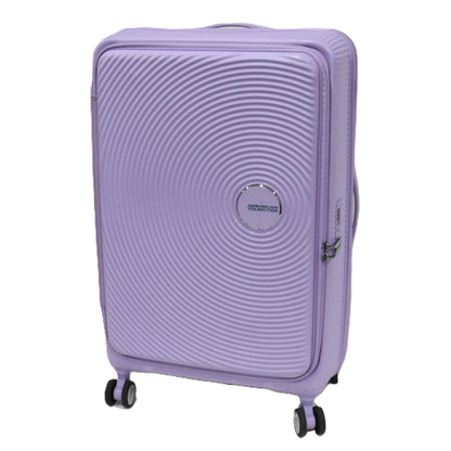 [8-10泊向けサイズ]AMERICAN TOURISTER CURIO スピナー75 エキスパンダブル 98L/拡張時114L ハードスーツケース　americantourister-curio75-lvn  ラベンダー 整備済みアウトレット品 [中古(C)]