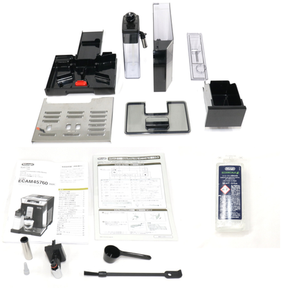 [中古(B)] デロンギ エレッタ カプチーノ トップ ECAM45760B コンパクト全自動コーヒーマシン ハイエンドモデル/ミルクメニュー7種搭載 ecam45760b  [良い]