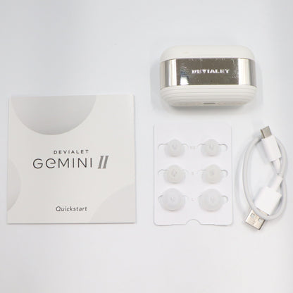 [中古(B)] Devialet GEMINI Ⅱ フルワイヤレスイヤホン gemini2-iw  [良い]
