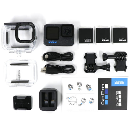 GoPro HERO12 Black アクションカメラ アクセサリーセット hero12-black   整備済みアウトレット品 [中古(A)]