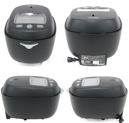 [中古(B)] [3.5合炊き] タイガー魔法瓶 土鍋ご泡火炊き JRX-G060 土鍋圧力IH式 炊飯器 jrx-g060kg エボニーブラック [良い]