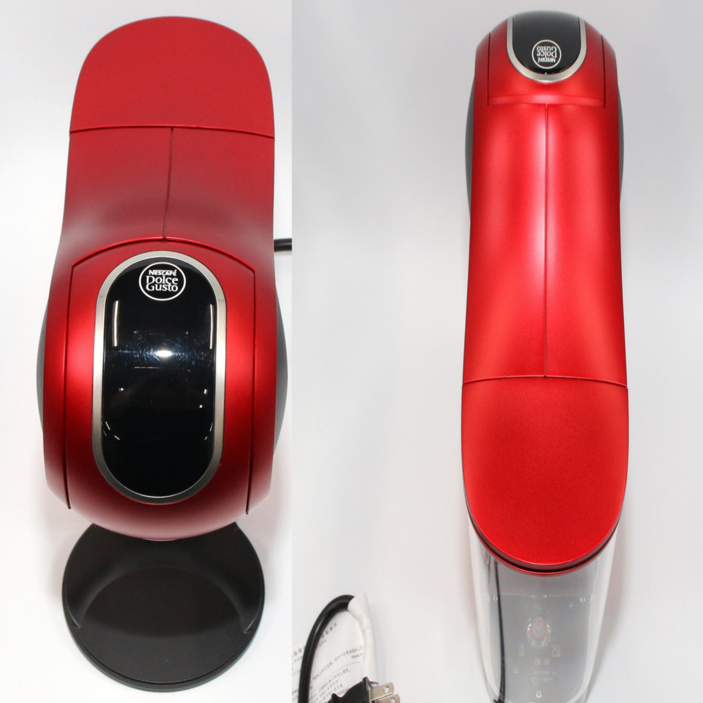 [中古(B)] NESCAFÉ(ネスカフェ) ドルチェ グスト ジェニオ エス EF1058(コーヒーカプセル2種セット) ef1058rm レッドメタル [良い]