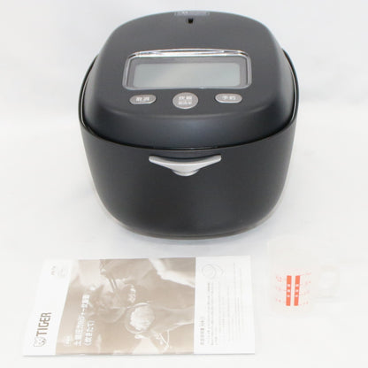 [中古(C)] [5.5合炊き] タイガー魔法瓶 土鍋ご泡火炊き JRX-T100 土鍋圧力IH式 炊飯器　jrx-t100kt コスモブラックjrx-t100kt　[可]