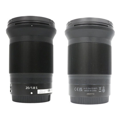 [中古(A)] ニコン NIKKOR Z 20mm f/1.8 S 超広角単焦点レンズ nikkor-z-20-f18 [非常に良い]