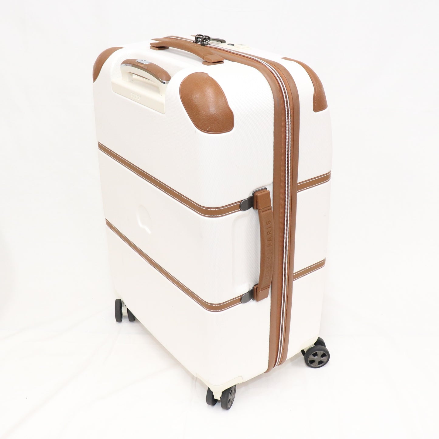 [5-8泊向けサイズ]DELSEY CHATELET AIR 2.0 Mサイズ(67cm) 69L ハード スーツケース delsey-chateletair67-be  ベージュ 整備済みアウトレット品 [中古(C)]