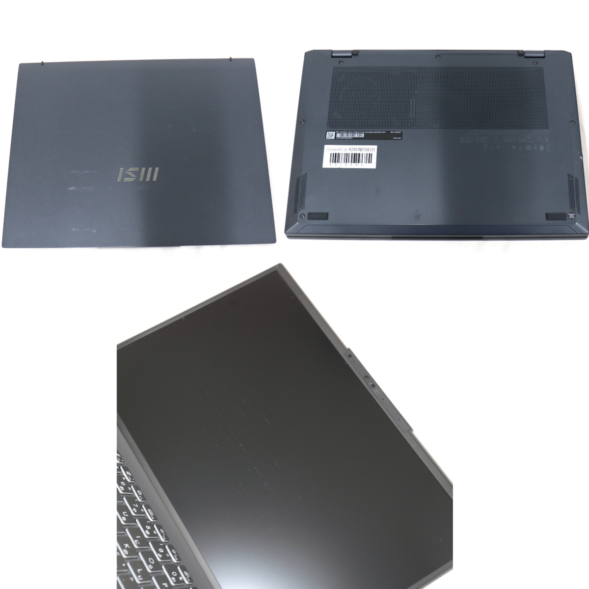 【Office非搭載】MSI(エムエスアイ) Prestige-13Evo-A12M-3117JP(Windows11 Home) ノートパソコン prestige-13evo-a12m-3117jp-sg   整備済みアウトレット品 [中古(C)]