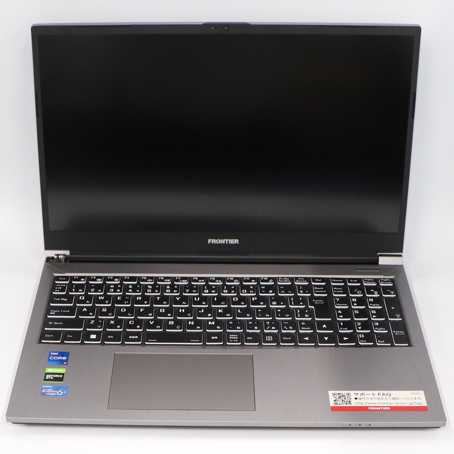 FRONTIER(フロンティア) ゲーミングノートパソコン FRLNA712/C frlna712-c   整備済みアウトレット品 [中古(C)]