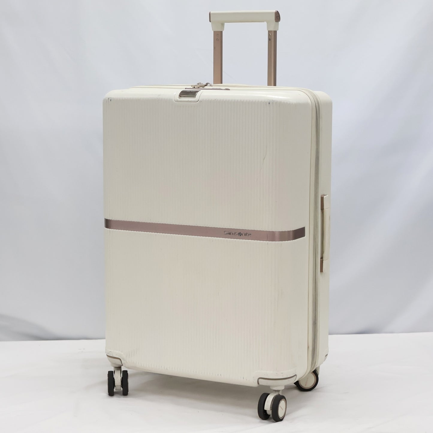 [中古(C)] [5-8泊向けサイズ]サムソナイト ミンター スピナー69 エキスパンダブル 75L/拡張時92L ハードスーツケース samsonite-minter69-iv アイボリー [可]