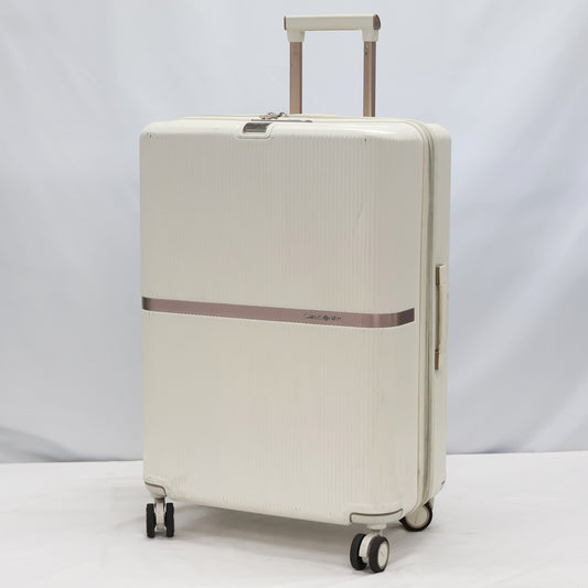[中古(C)] [5-8泊向けサイズ]サムソナイト ミンター スピナー69 エキスパンダブル 75L/拡張時92L ハードスーツケース samsonite-minter69-iv アイボリー [可]
