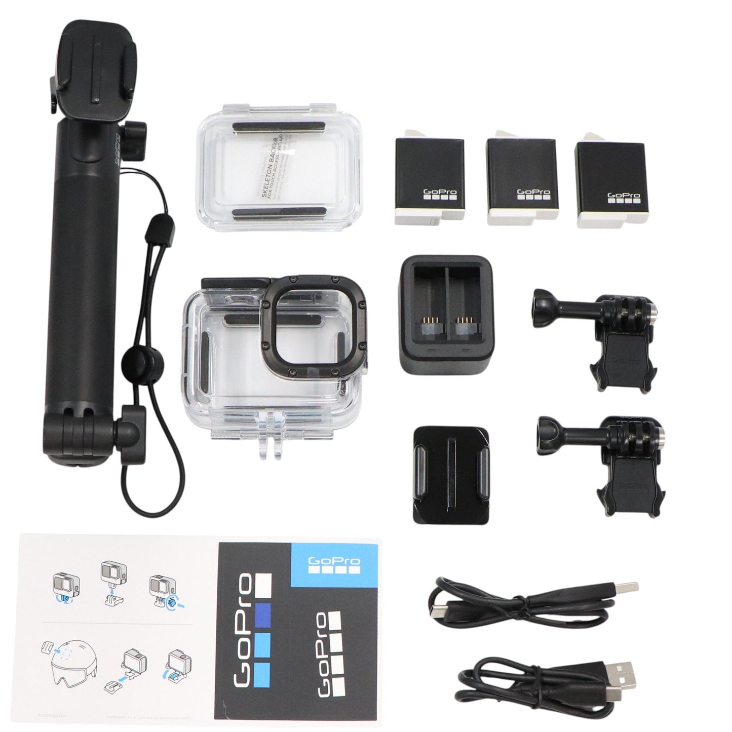GoPro HERO12 Black アクションカメラ アクセサリーセット hero12-black   整備済みアウトレット品 [良い(B)]