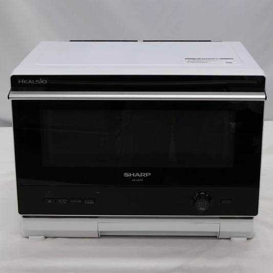 [中古(C)] [22L]シャープ ウォーターオーブン ヘルシオ AX-UA30 オーブンレンジ 22L ax-ua30-w ホワイト [可]