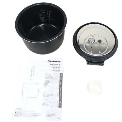 [10合炊き]パナソニック 可変圧力IHジャー炊飯器 SR-M18B sr-m18b-w  ホワイト 整備済みアウトレット品 [良い(B)]