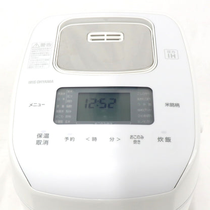 [中古(B)] [3合炊き] アイリスオーヤマ 圧力IH炊飯器 RC-PDA30 rc-pda30-w ホワイト [良い]