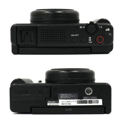 ソニー VLOGCAM ZV-1F コンパクトデジタルカメラ sony-vlogcam-zv-1f-bc  ブラック 整備済みアウトレット品 [良い(B)]