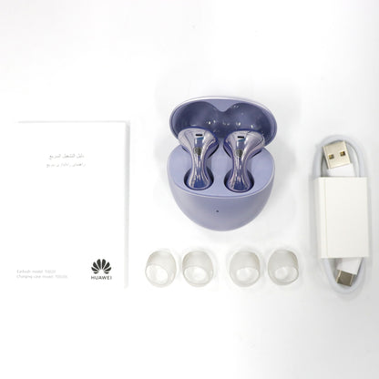 [中古(A)] HUAWEI FreeBuds 6 ワイヤレスイヤホン　freebuds6-p パープル[非常に良い]