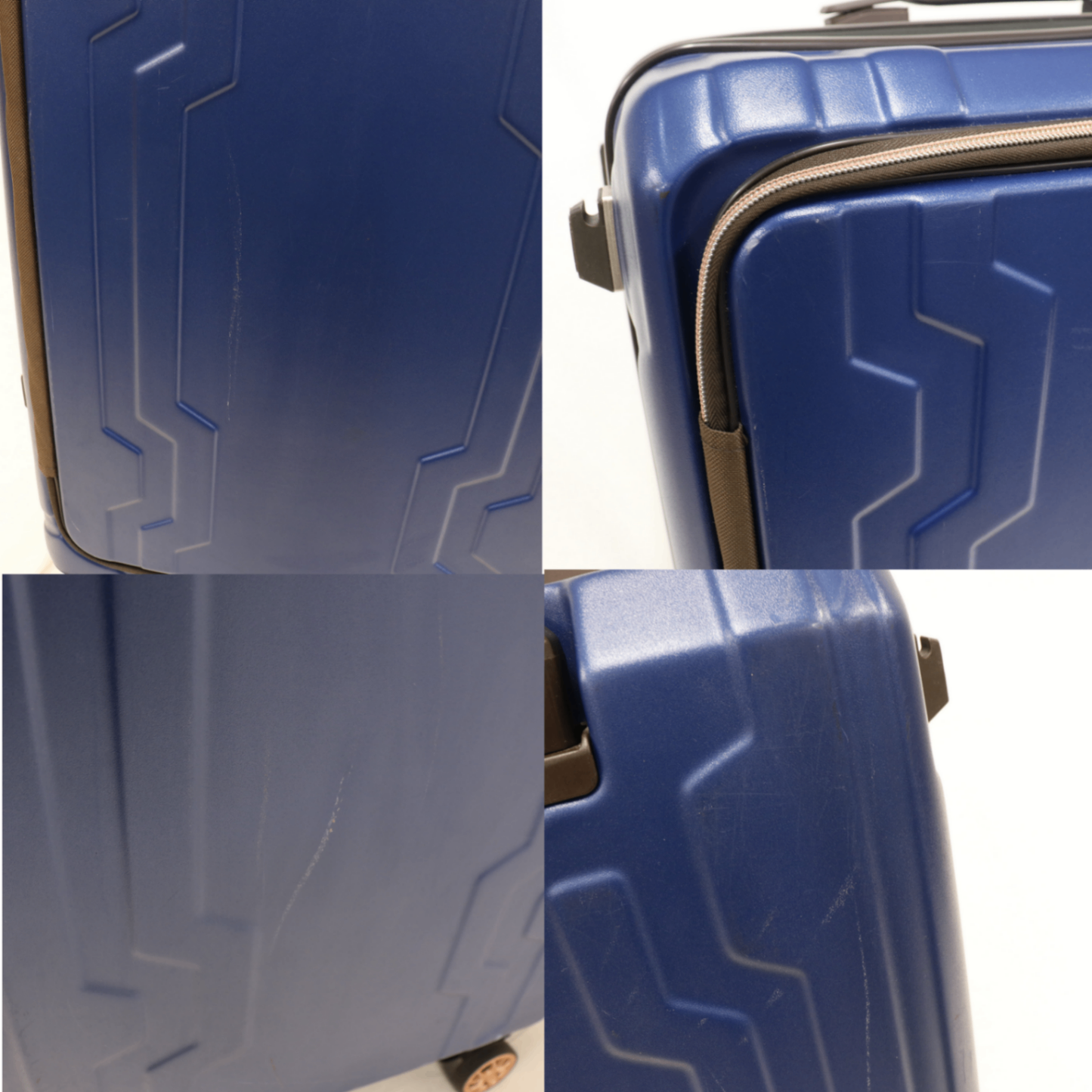 [3-5泊向けサイズ]LEGEND WALKER 5205 ブルーホエール 58L/拡張時72L ハードスーツケース 5205-58-nv  ネイビー 整備済みアウトレット品 [中古(C)]