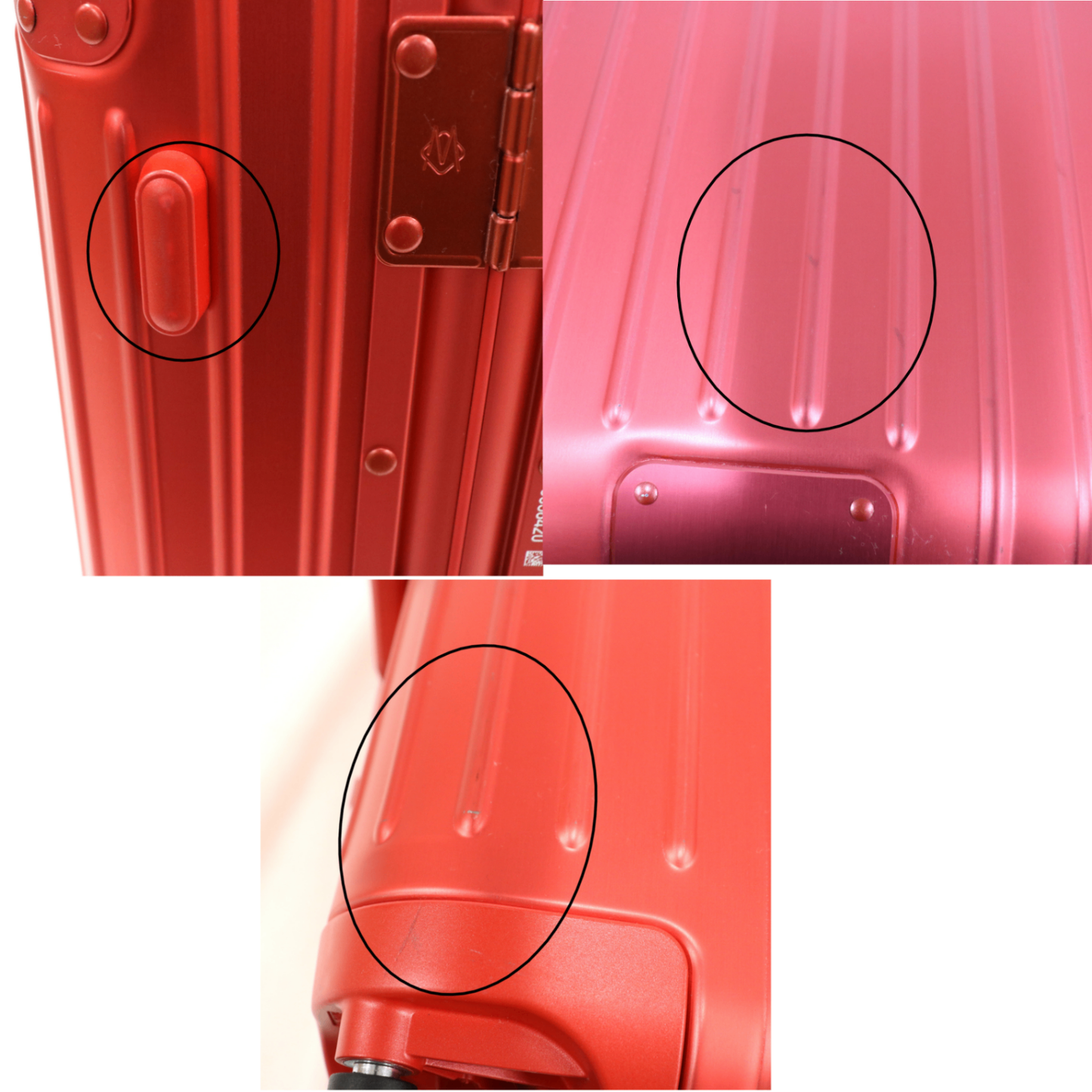 [1-3泊向けサイズ]リモワ Original Cabin Scarlet 35L ハード スーツケース original-cabin-scarlet   整備済みアウトレット品 [良い(B)]