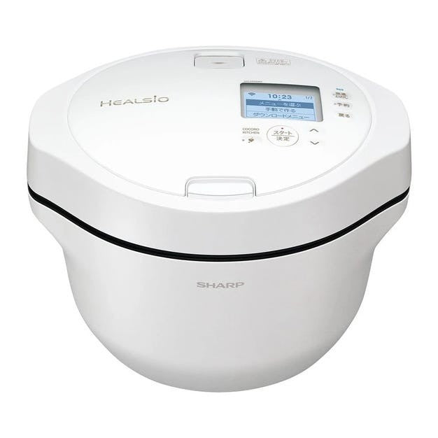 新品 【90％分返金保証付】 シャープ ヘルシオ ホットクック KN-HW24H 2〜6人用 2.4L容量 プレミアムホワイト