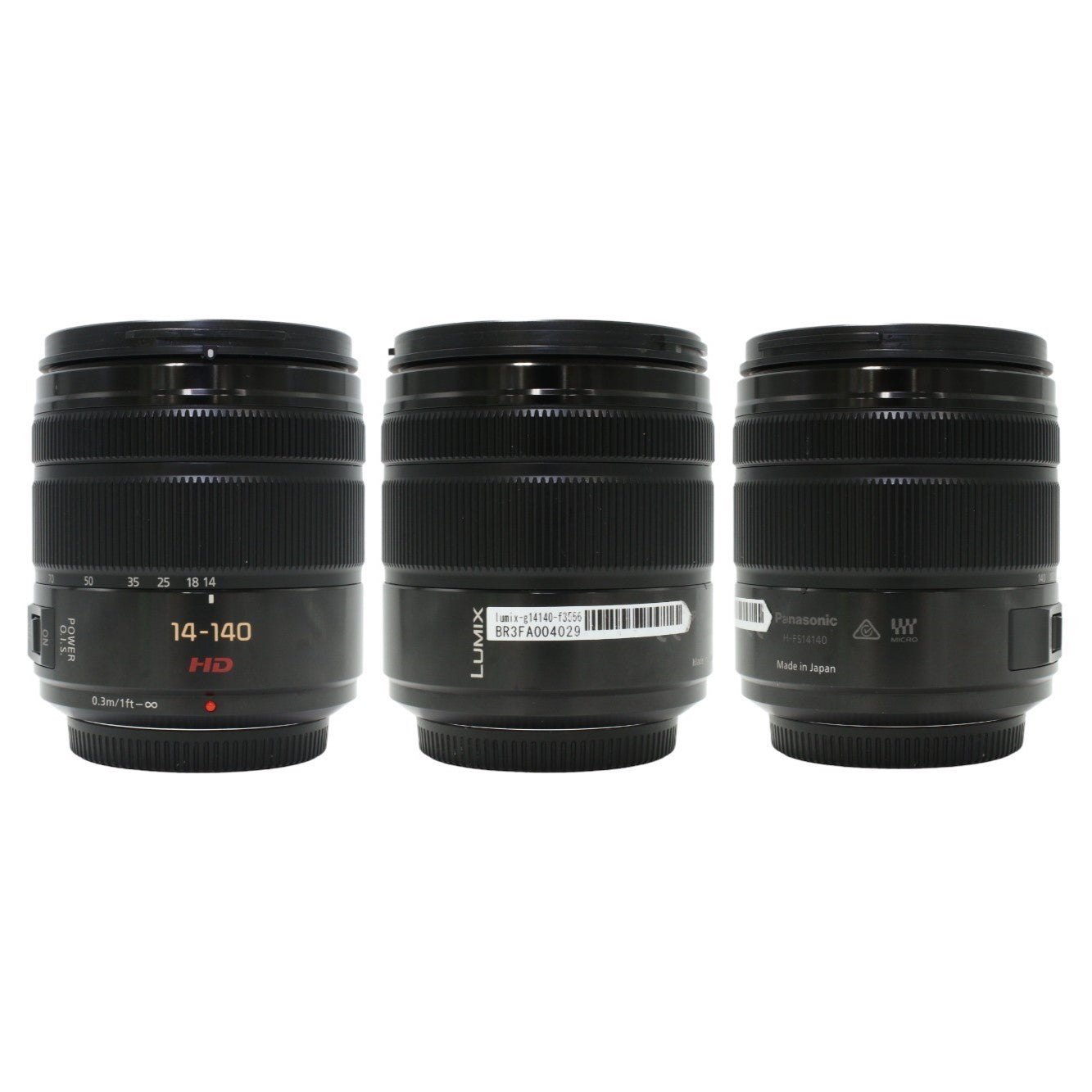 [中古(B)] パナソニック LUMIX G VARIO 14-140mm F3.5-5.6 Ⅱ ASPH. POWER O.I.S.  高倍率ズームレンズ ブラック [良い]