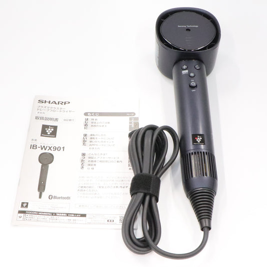 [中古(C)]シャープ プラズマクラスタードレープフロードライヤー IB-WX901 ブラックib-wx901-b　[可]