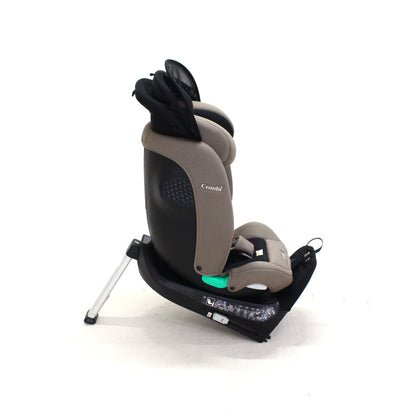 コンビ クルムーヴ ロング R129 エッグショック EA チャイルドシート (ISOFIX固定 / R129適合) 4972990193641  グレージュ 整備済みアウトレット品 [中古(C)]