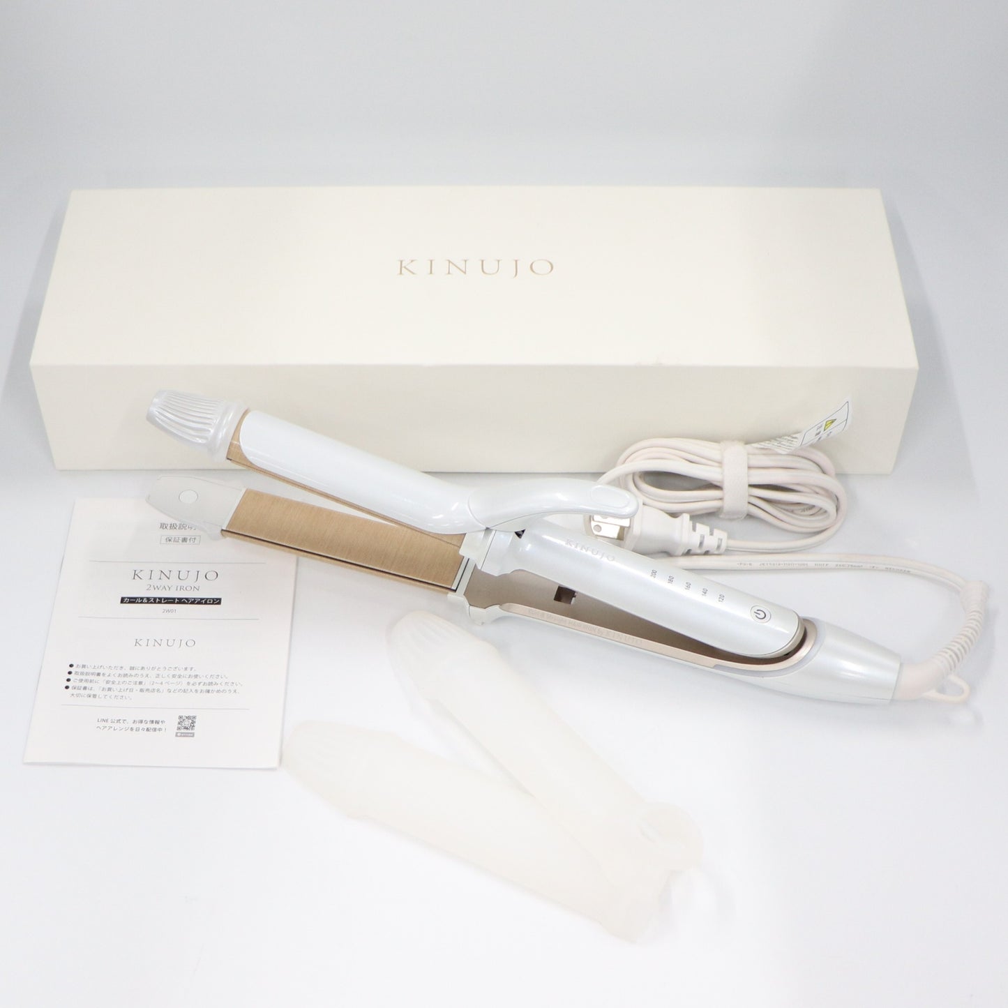 [中古(C)]絹女 KINUJO 2WAY IRON ヘアアイロン 2w01　[可]
