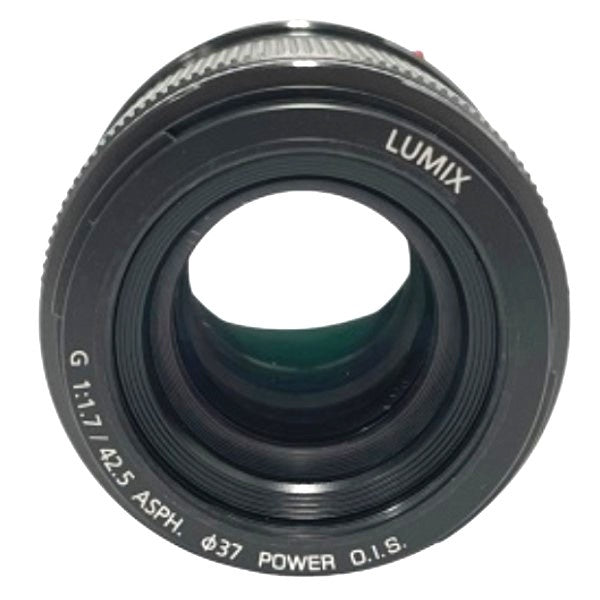 [中古(B)] パナソニック LUMIX G 42.5mm/F1.7 ASPH./POWER O.I.S. H-HS043-K 単焦点レンズ ブラック [良い]