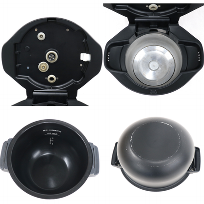 シャープ ヘルシオ ホットクック KN-HW16G 2〜4人用 1.6L容量 kn-hw16g-b  ブラック 整備済みアウトレット品 [中古(C)]