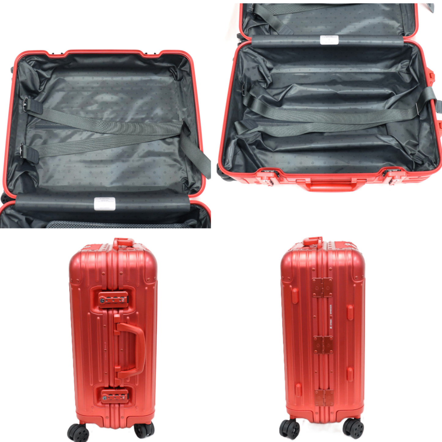 [1-3泊向けサイズ]リモワ Original Cabin Scarlet 35L ハード スーツケース original-cabin-scarlet   整備済みアウトレット品 [良い(B)]