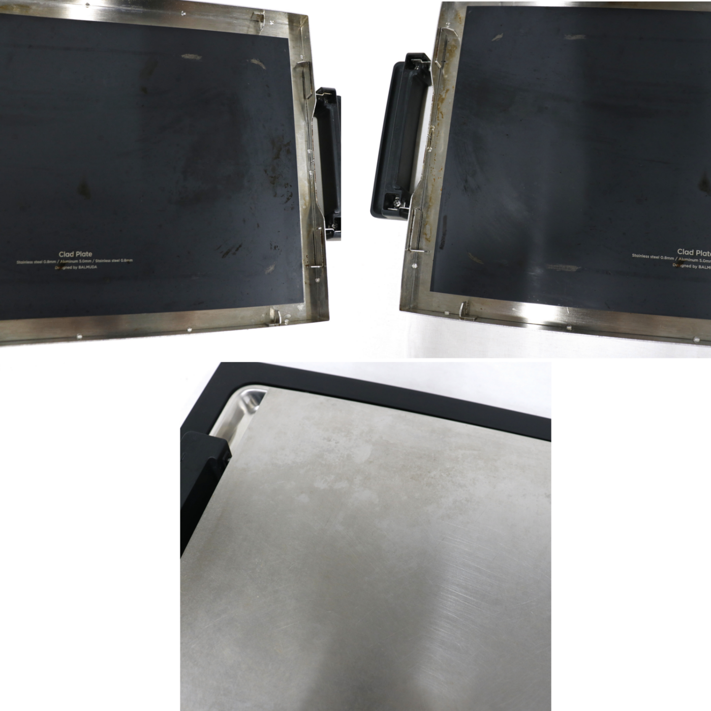 バルミューダ The Plate Pro ホットプレート ブラック K10A-BK　k10a   整備済みアウトレット品 [中古(C)]
