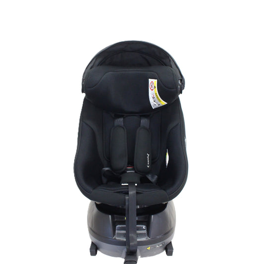 [中古(C)] コンビ クルムーヴ コンパクト R129 エッグショック JS チャイルドシート (ISOFIX固定 / R129適合) 4972990196710 ブラック 　[可]