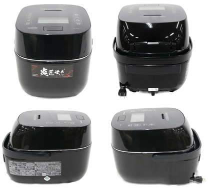 [中古(B)] [5.5合炊き] 東芝 炎匠炊き RC-10VSV 真空圧力IH 炊飯器 rc-10vsv-k グランブラック [良い]