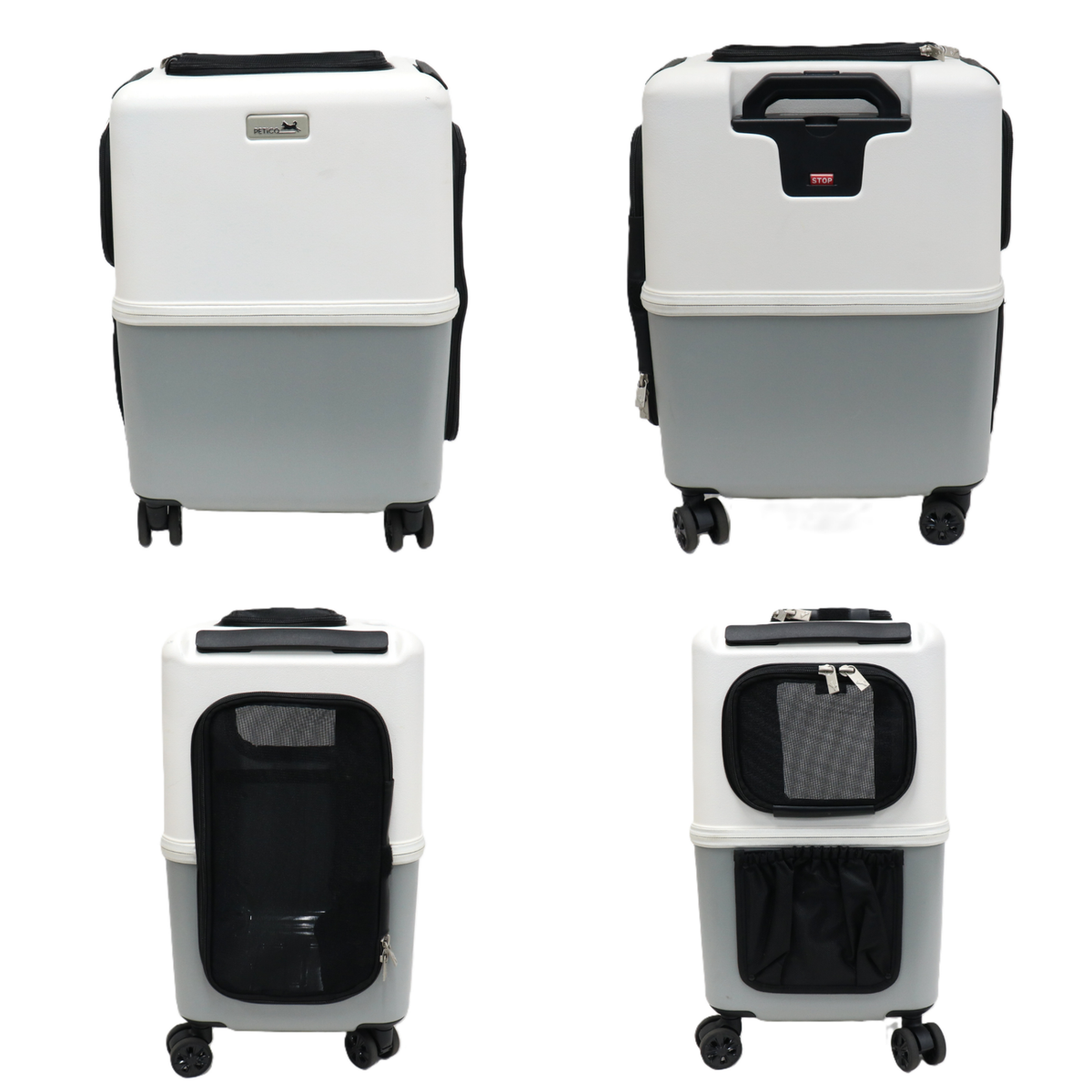 LEGEND WALKER PETiCO iCO ペットキャリー Mサイズ 3001-M ico-3001-m-gy-wh  サンドグレー×ホワイト 整備済みアウトレット品 [中古(C)]