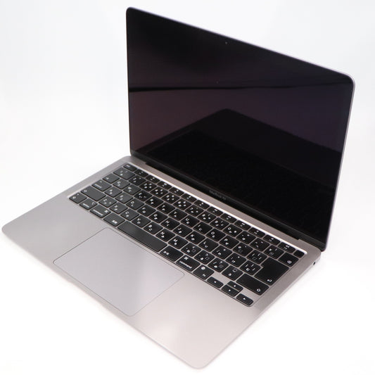 [中古(C)] Apple ノートPC MacBook Air 13.3インチ 2020年モデル JIS配列 (メモリ8GB SSD 256GB )【Office非搭載】 mgn63j-a スペースグレイmgn63j-a　[可]