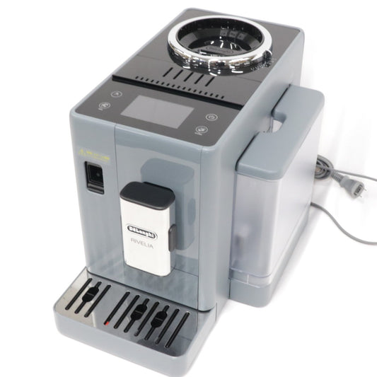 [中古(B)] デロンギ リヴェリア 全自動コーヒーマシン EXAM44055G ペブルグレー exam44055g  [良い]