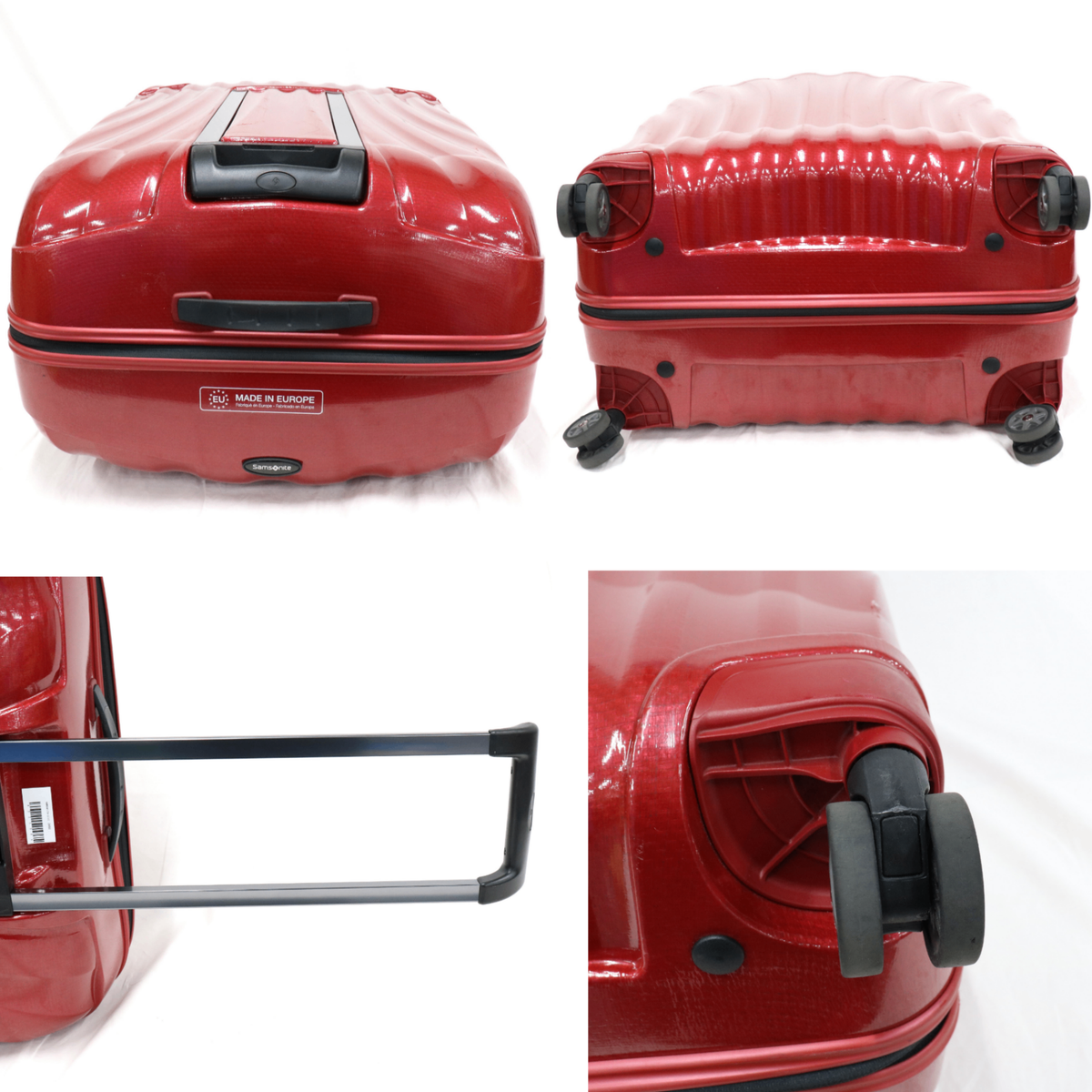 [8-10泊向けサイズ]サムソナイト シーライト スピナー81 123L ハードスーツケース samsonite-clite81-rd  レッド 整備済みアウトレット品 [中古(C)]