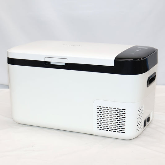 [20L]クラカ(kuraca) ポータブル冷蔵 冷凍庫 KFERA-20-WH　kfera-20-wh  ホワイト 整備済みアウトレット品 [良い(B)]