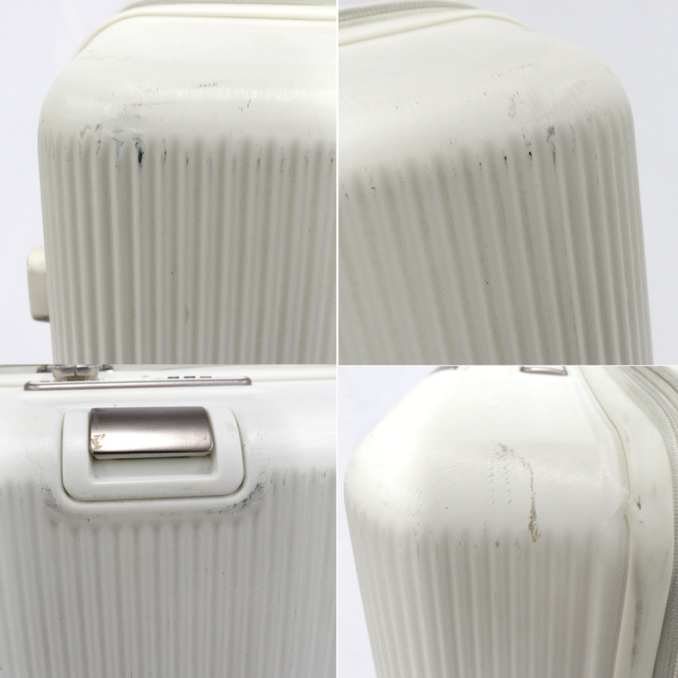 [中古(C)] [3-5泊向けサイズ]サムソナイト ミンター スピナー61 エキスパンダブル 53L/拡張時60L ハードスーツケース samsonite-minter61-iv アイボリーsamsonite-minter61-iv　[可]