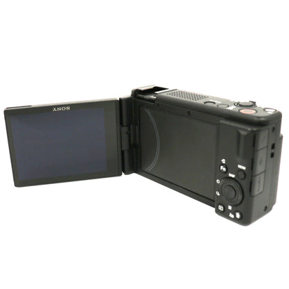 ソニー VLOGCAM ZV-1F コンパクトデジタルカメラ sony-vlogcam-zv-1f-bc  ブラック 整備済みアウトレット品 [中古(C)]