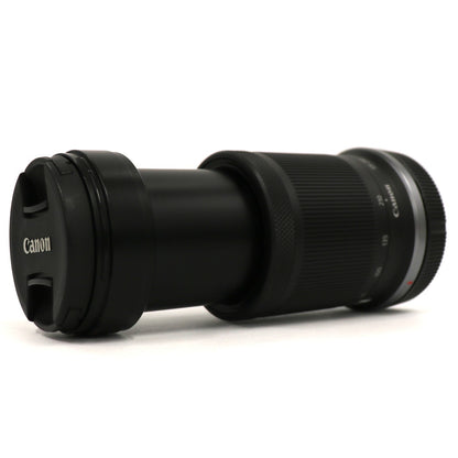 CANON RF-S55-210mm F5-7.1 IS STM 望遠ズームレンズ rf-s55-210isstm-b  ブラック 整備済みアウトレット品 [中古(C)]